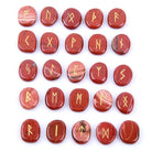 SEMI-PRECIOUS CRYSTAL RUNIC ALPHABET PATTERN-6