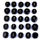 SEMI-PRECIOUS CRYSTAL RUNIC ALPHABET PATTERN-8