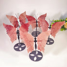 STRAWBERRY CRYSTAL BUTTERFLY-2