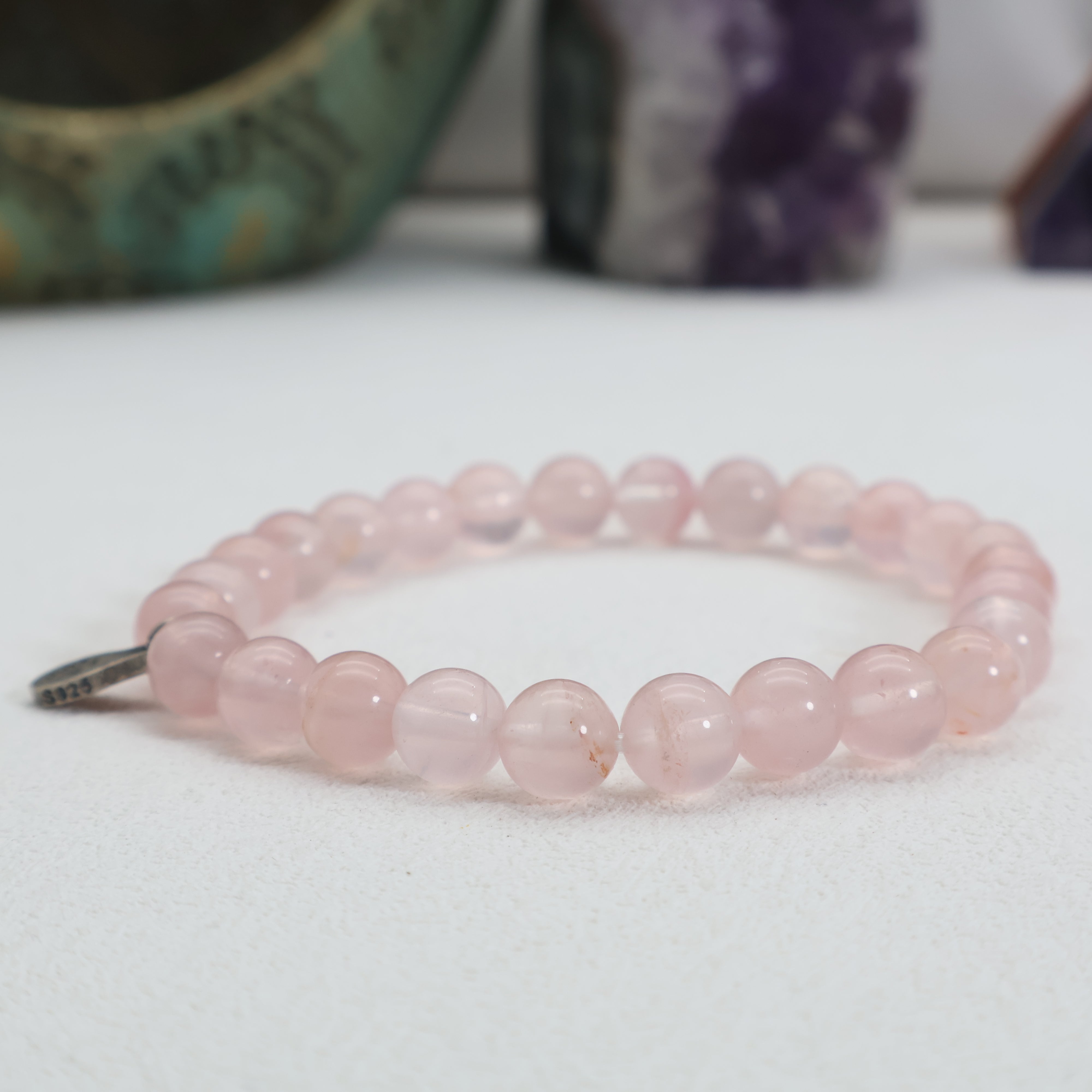 TAURUS HARMONIOUS ROSE QUARTZ CRYSTAL BRACELET-1