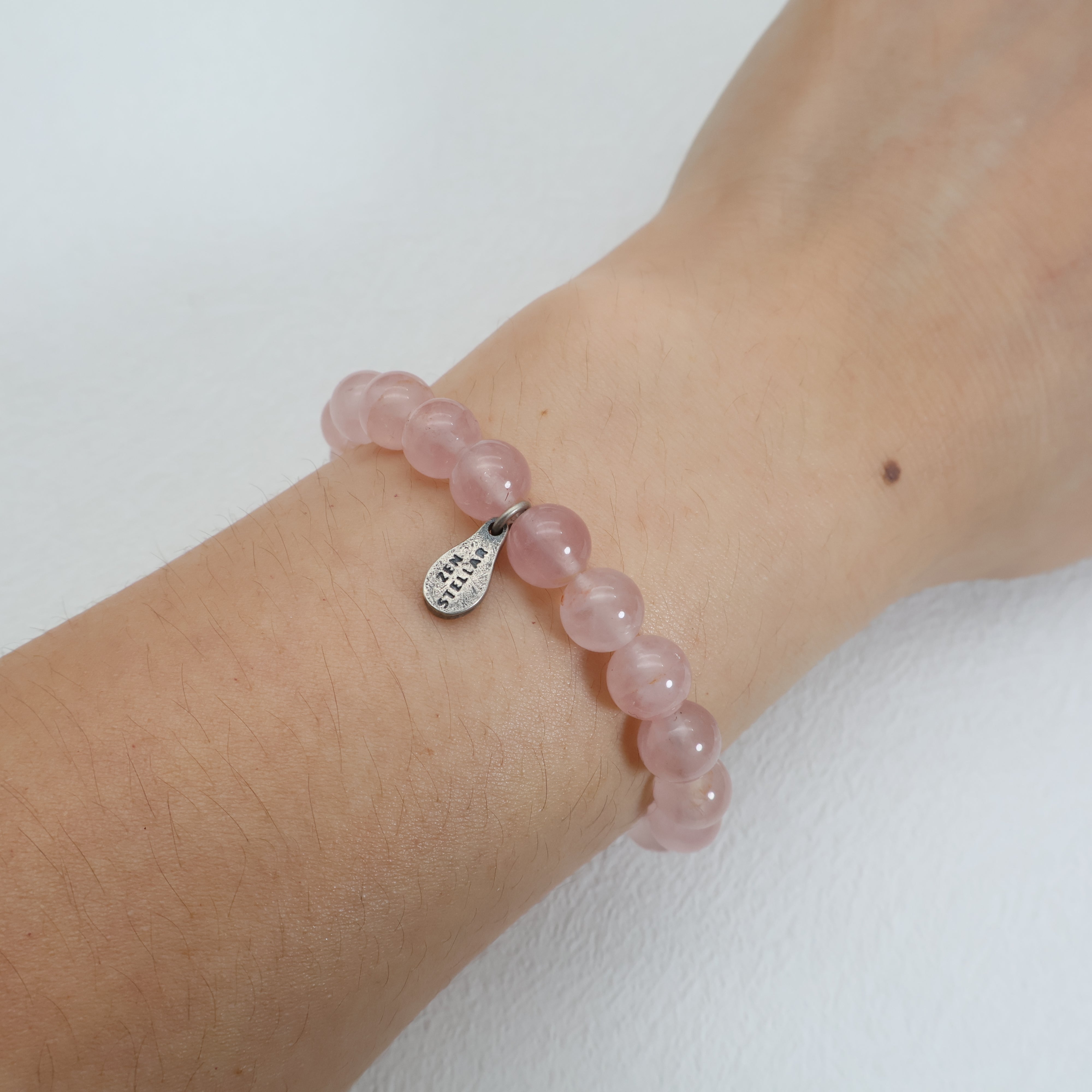 TAURUS HARMONIOUS ROSE QUARTZ CRYSTAL BRACELET-2