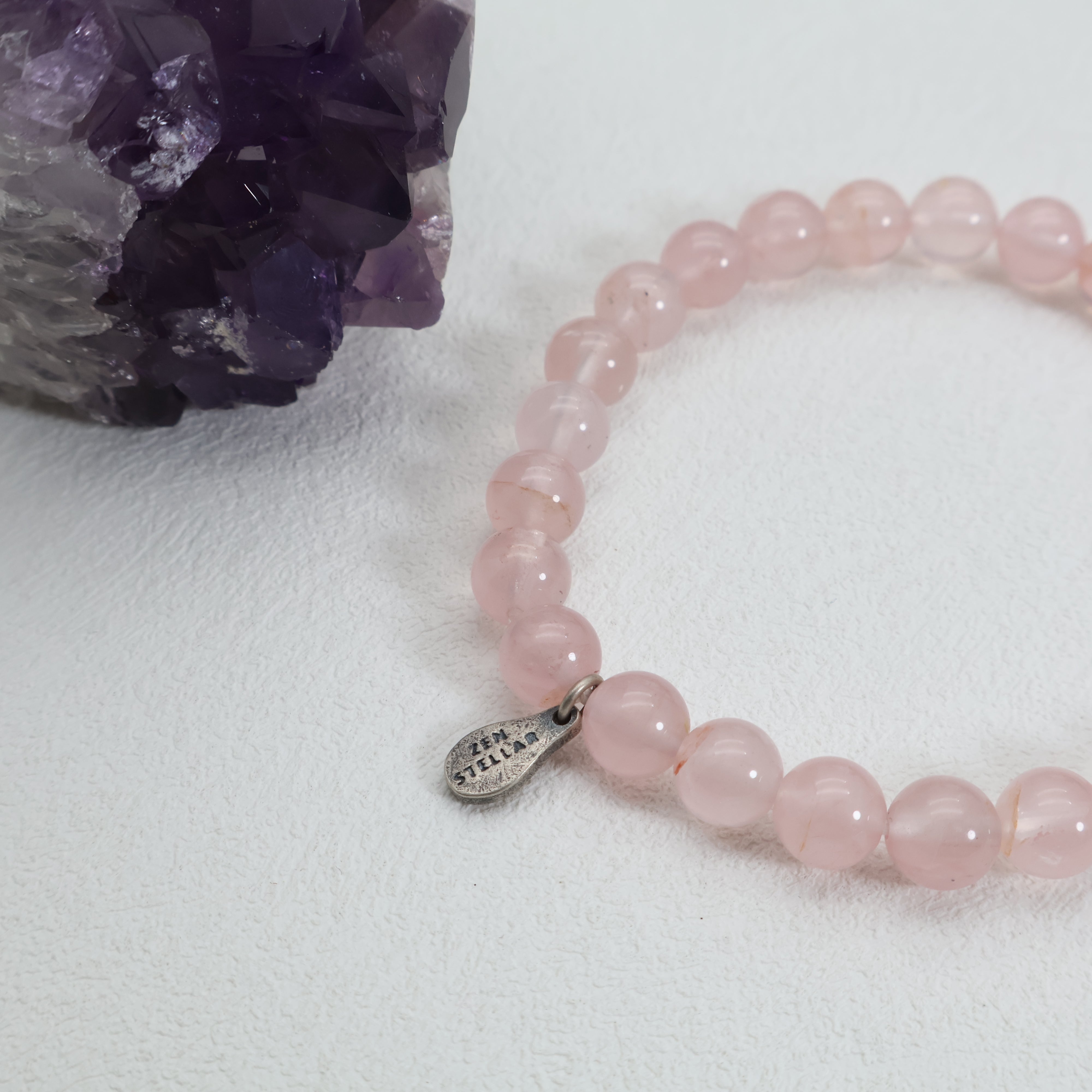 TAURUS HARMONIOUS ROSE QUARTZ CRYSTAL BRACELET-3