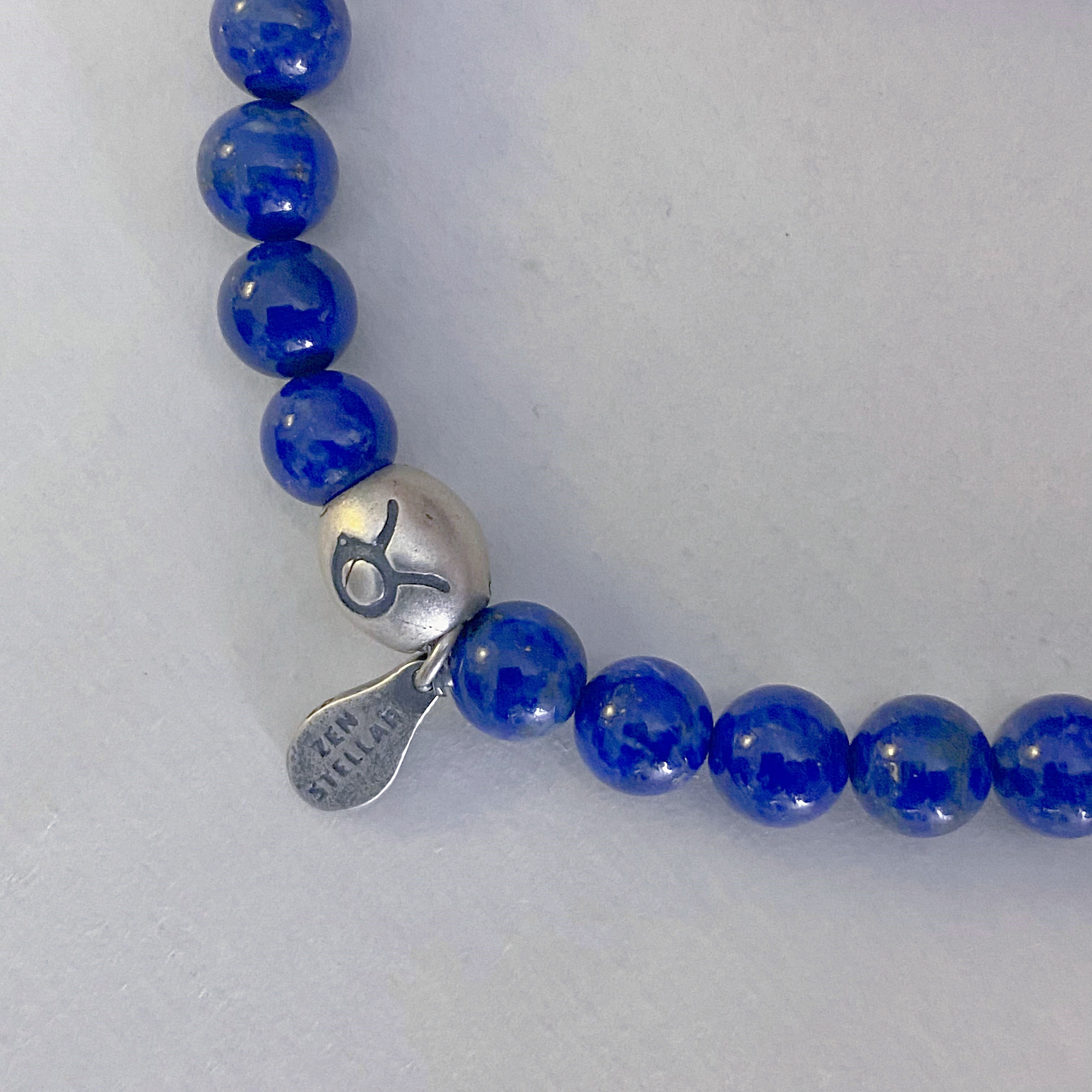 TAURUS LAPIS LAZULI CRYSTAL BRACELET-5