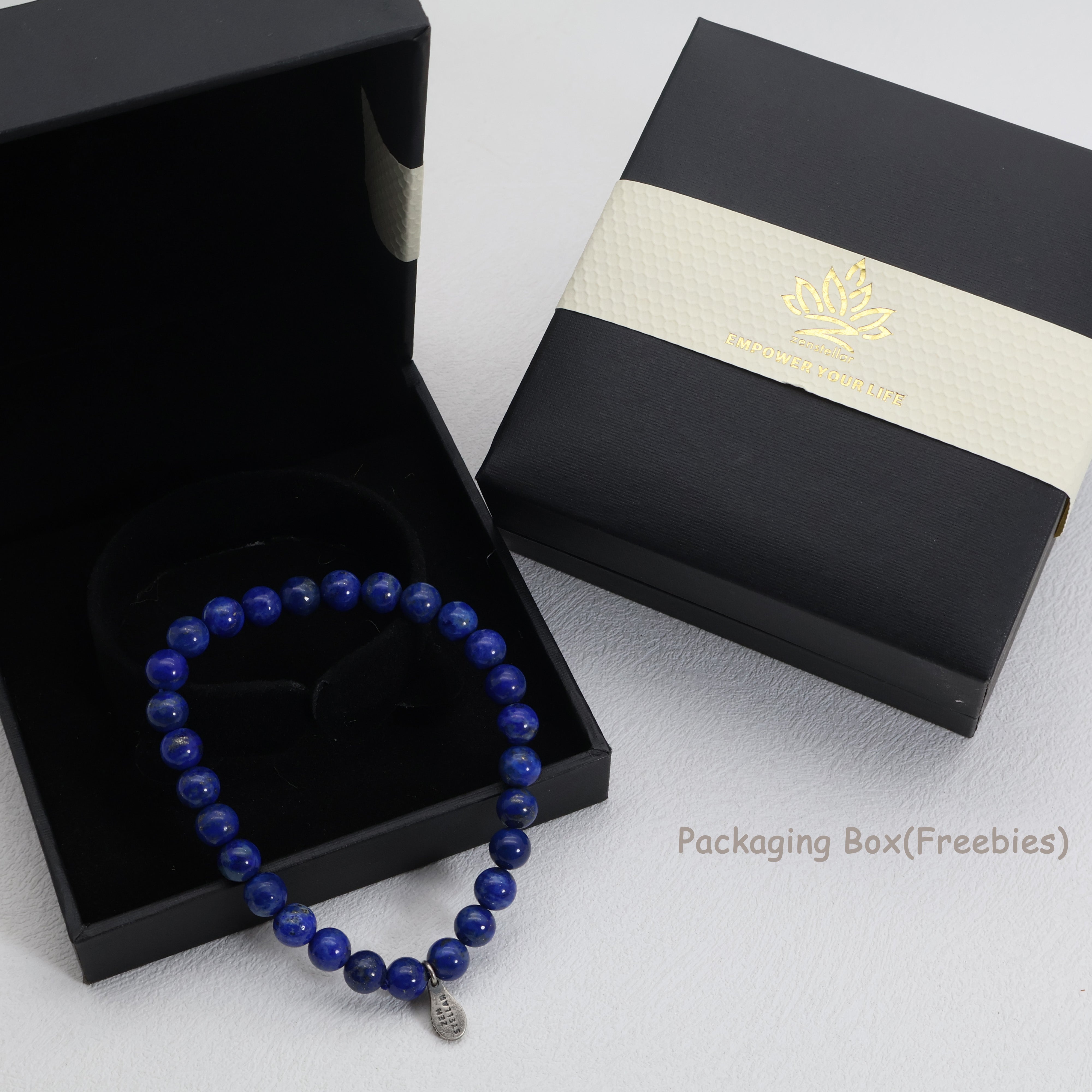 TAURUS LAPIS LAZULI CRYSTAL BRACELET-5