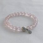 TAURUS ROSE QUARTZ CRYSTAL BEADS BRACELET-1