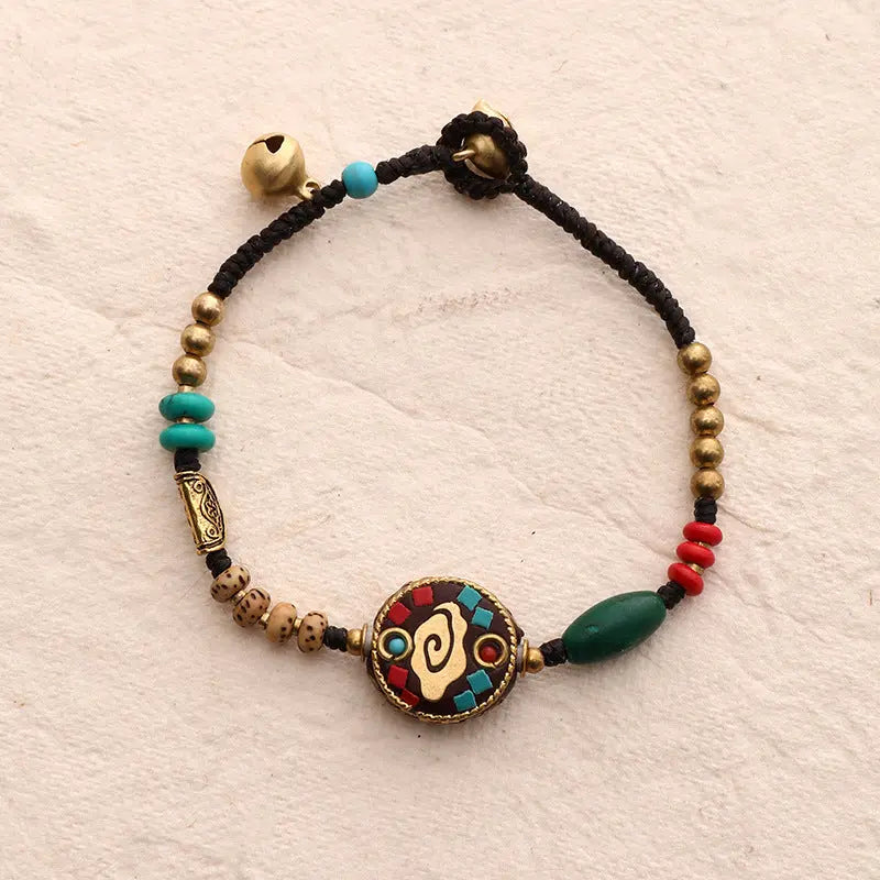 TIBETAN CLOUD PATTERN DRUM BRACELETS-4