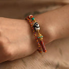 TIBETAN DZI BEAD BRACELETS-2