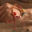 TIBETAN DZI BEAD BRACELETS-3