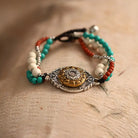 TIBETAN EYES OF HEAVEN BIG WHEEL BRACELETS-1