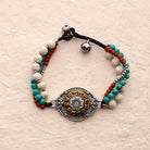 TIBETAN EYES OF HEAVEN BIG WHEEL BRACELETS-4