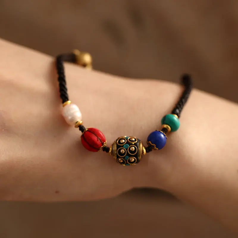 TIBETAN FIVE BEAD BRACELETS_3