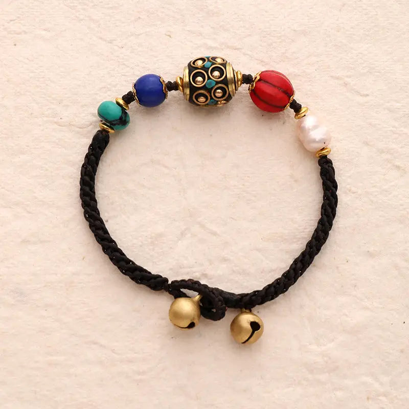 TIBETAN FIVE BEAD BRACELETS-4