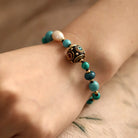 TIBET TURQUOISE PEARL BRACELETS-2