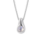 TOPAZ MOONSTONE STERLING SILVER PENDANT-4