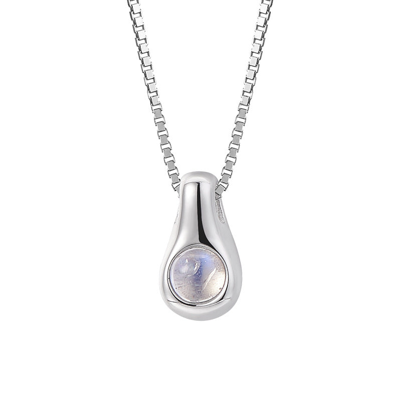 TOPAZ MOONSTONE STERLING SILVER PENDANT-4