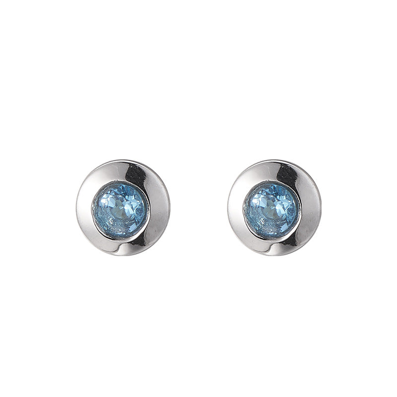 TOPAZ STERLING SILVER EARRINGS-4