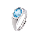 TOPAZ STERLING SILVER RING-4