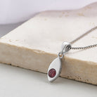 TOURMALINE STERLING SILVER PENDANT-1