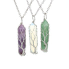 TREE OF LIFE CRYSTAL HEXAGONAL NECKLACE-2