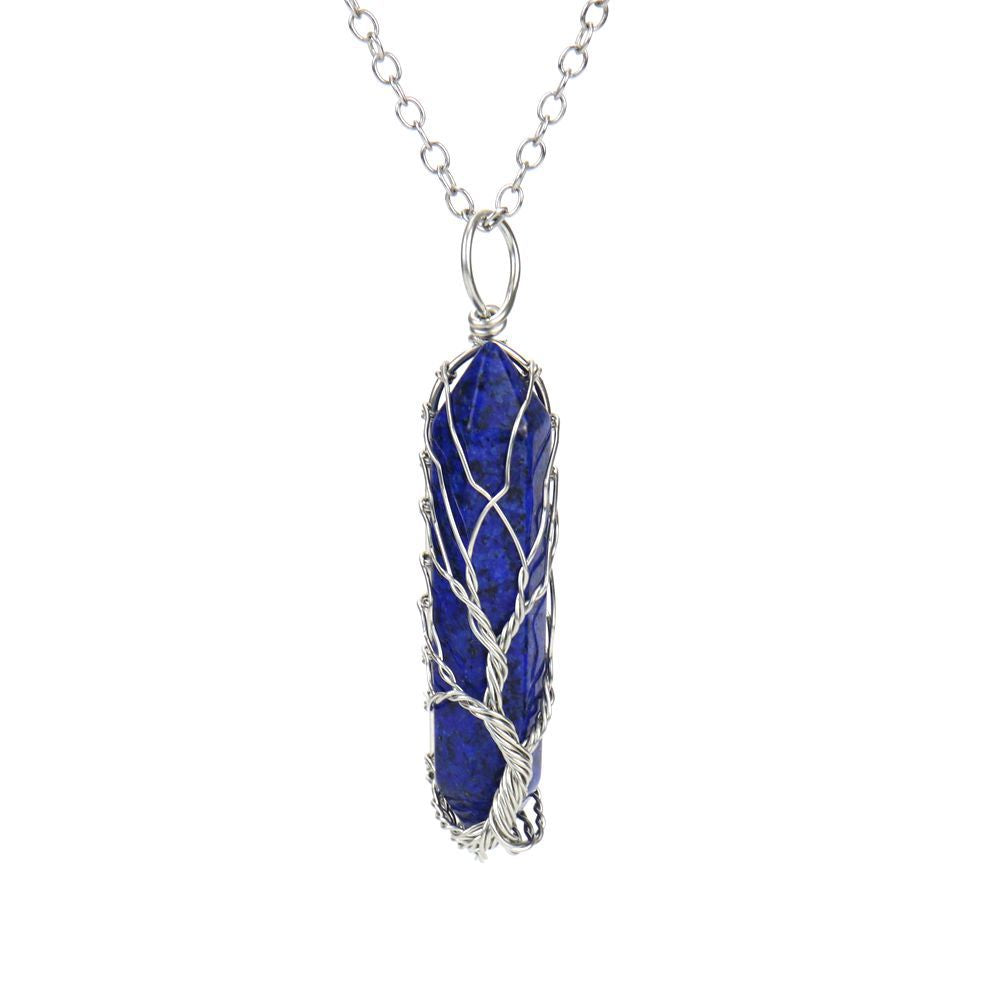 TREE OF LIFE CRYSTAL HEXAGONAL NECKLACE-6