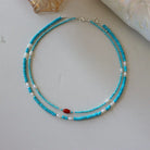 TURQUOISE ANTI-MALICIOUS SHORT NECKLACE-2