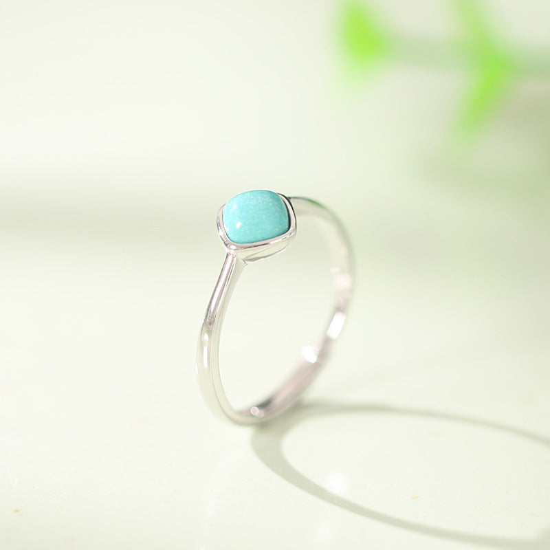 TURQUOISE STERLING SILVER RING-1