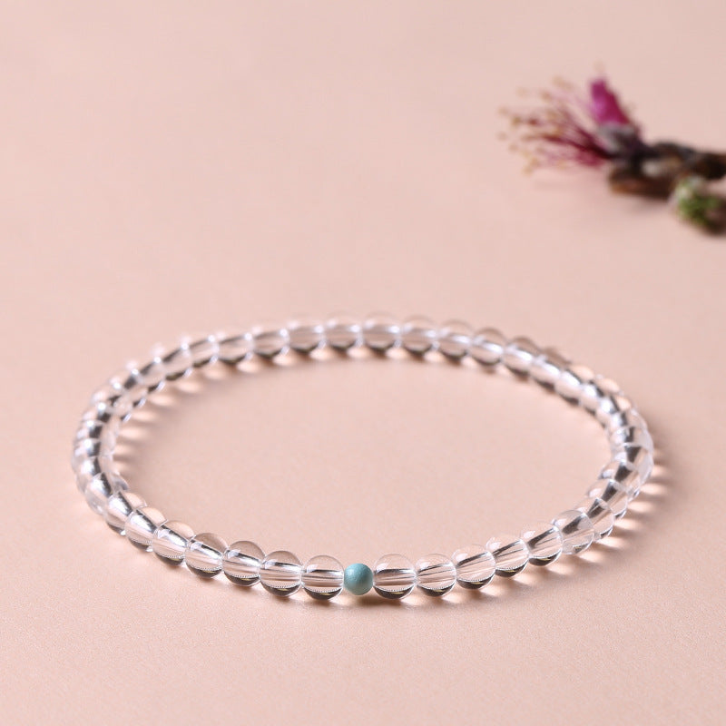 SMALL TURQUOISE WHITE CRYSTAL BRACELET-1