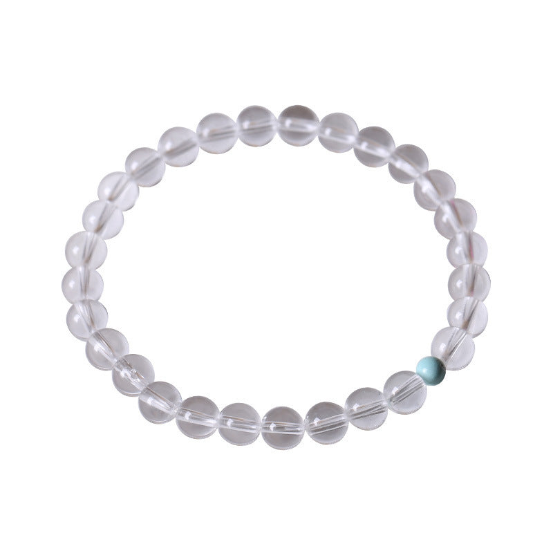 SMALL TURQUOISE WHITE CRYSTAL BRACELET-5