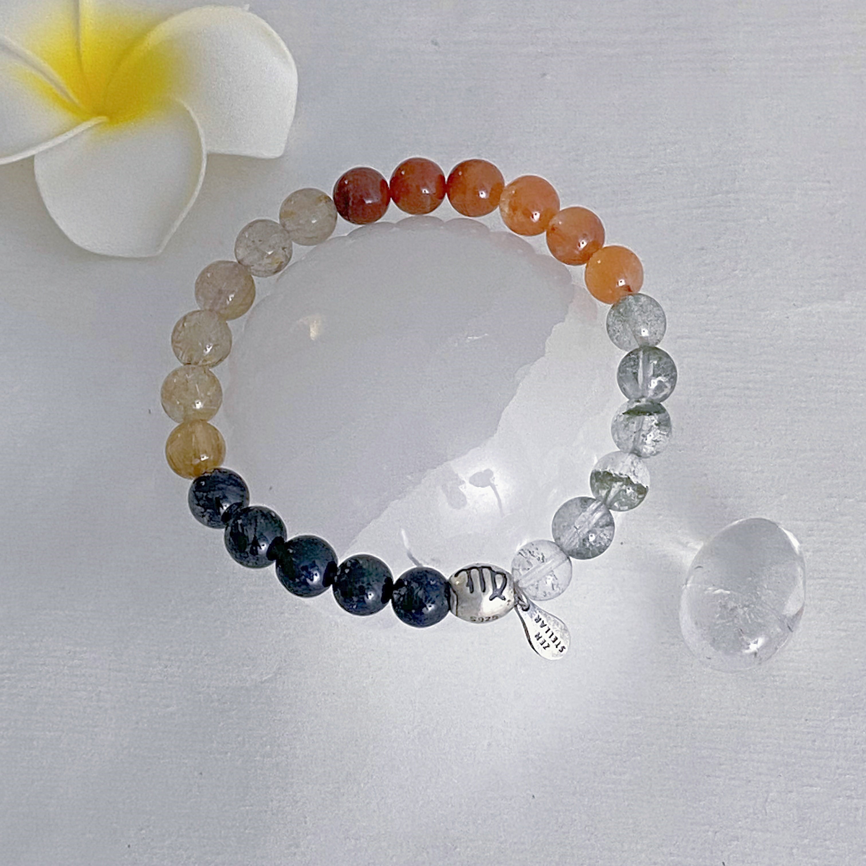 VIRGO RUTILE QUARTZ CRYSTAL BRACELET-5