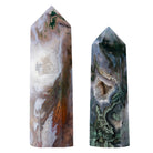 WATER GRASS AGATE CRYSTAL TOWER-4